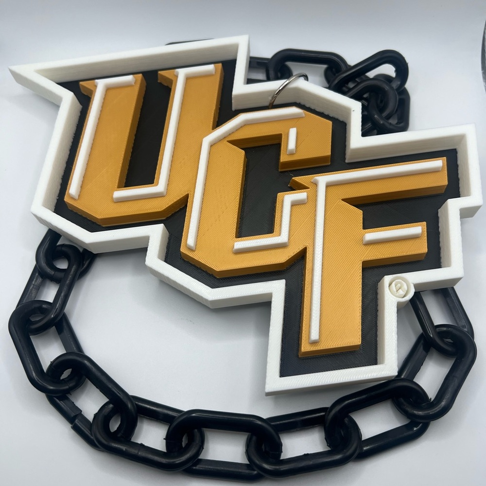University of central Florida fan chain necklace Ucf